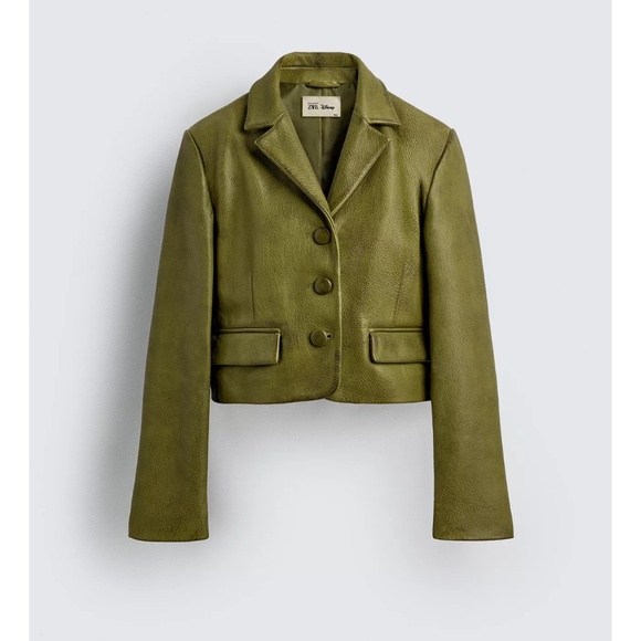 Zara leather jacket and short set - Picture 3 of 4